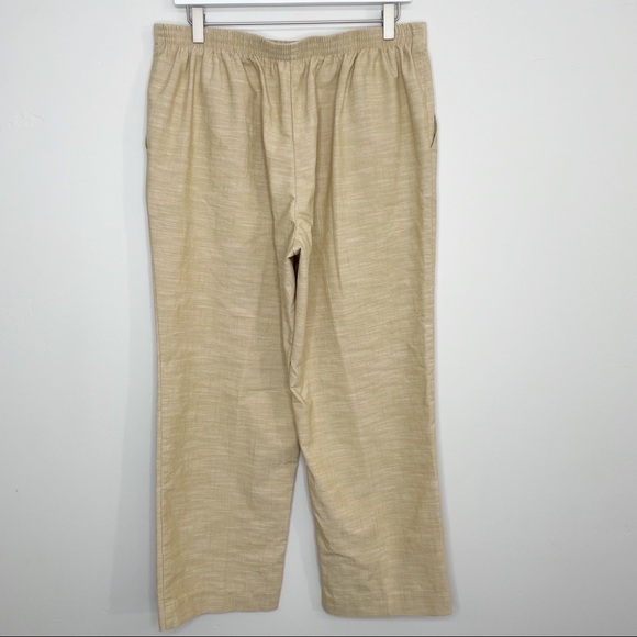 Alfred Dunner Tan Wide Leg Pants Size 14 - Picture 5 of 5